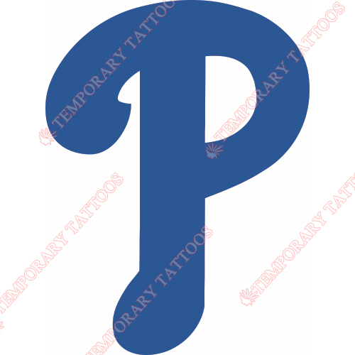 Philadelphia Phillies Customize Temporary Tattoos Stickers NO.1815
